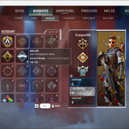 [Apexレジェンド] [ EA APP]丨400 LV + BP 4 & 5 + 38 伝説 スキン + 5K レジェンド トークン + 700 クラフト素材丨FULLEメールアクセス 2